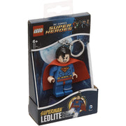 Gadget lgl-ke39 superman portachiavi con torcia led