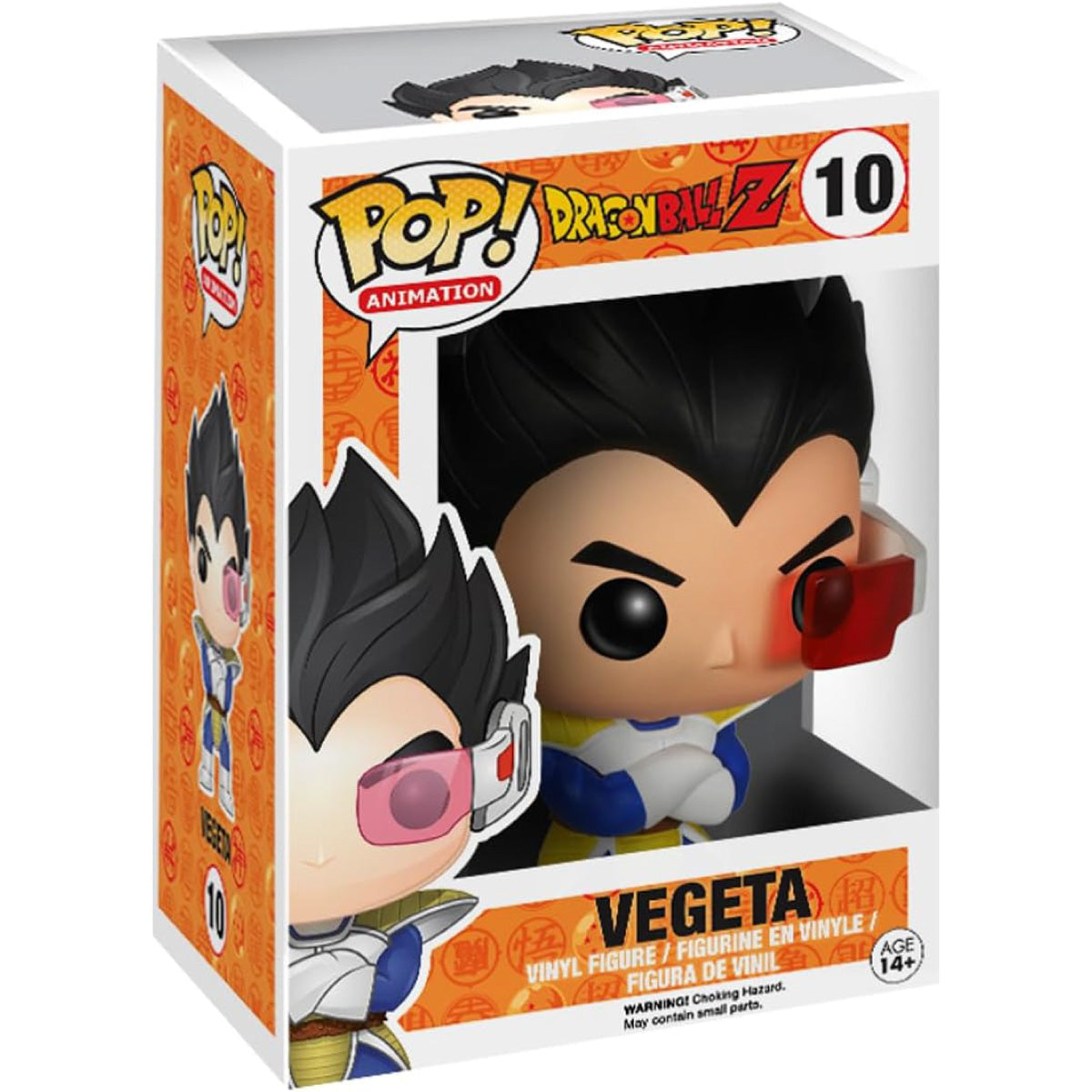 dragon ball z - vegeta con rilevatore 9cm - funko pop! 10