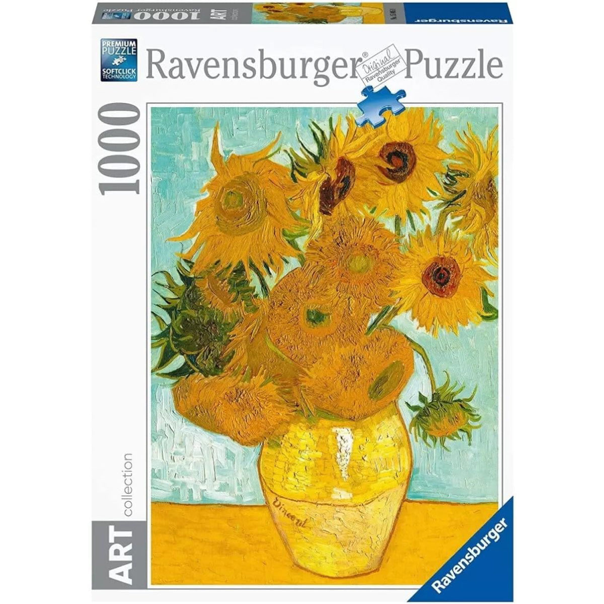 van gogh: vaso di girasoli - puzzle 1000 pezzi