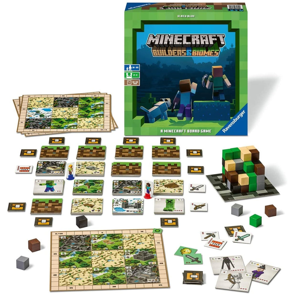 minecraft - builders and biomes - il gioco da tavolo