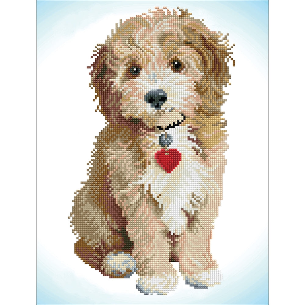 lovely boy - diamond dotz intermediate dd6.007 32x42cm