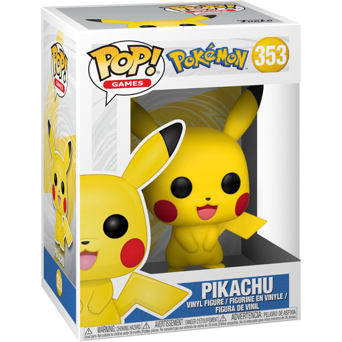 pokémon - pikachu 9cm - funko pop! 353
