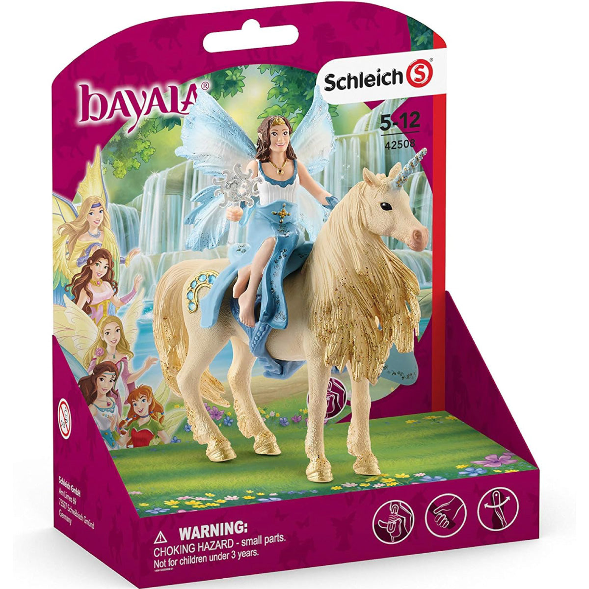eyela con unicorno dorato