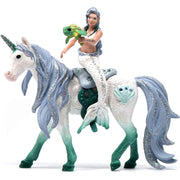 sirena con unicorno del mare