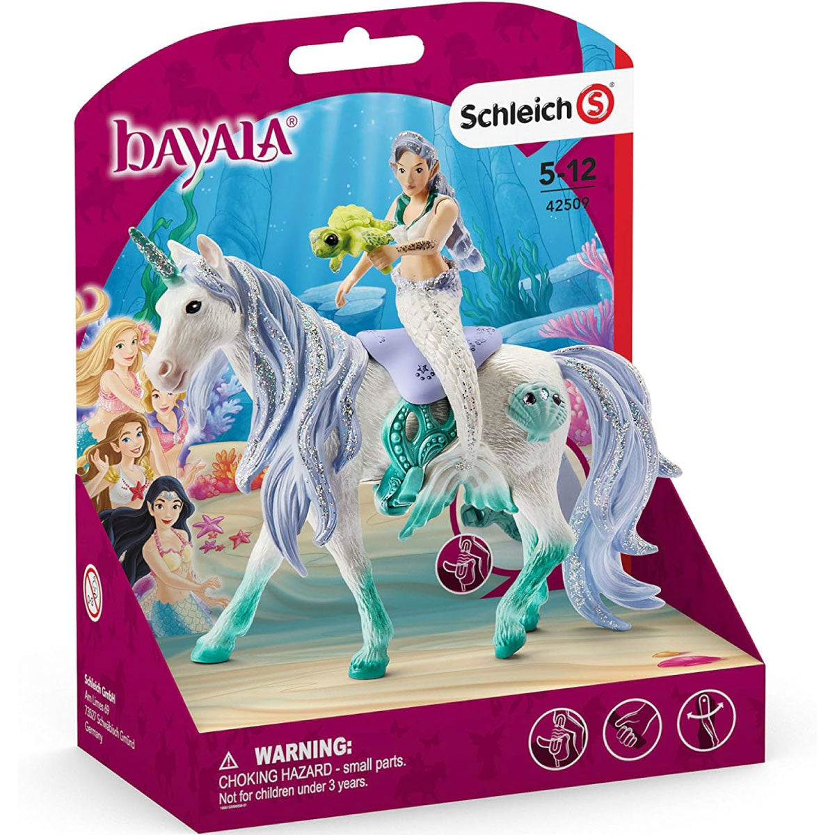 sirena con unicorno del mare