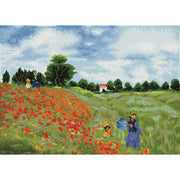 poppy fields après monet - diamond dotz intermediate dd12.048 57x41cm