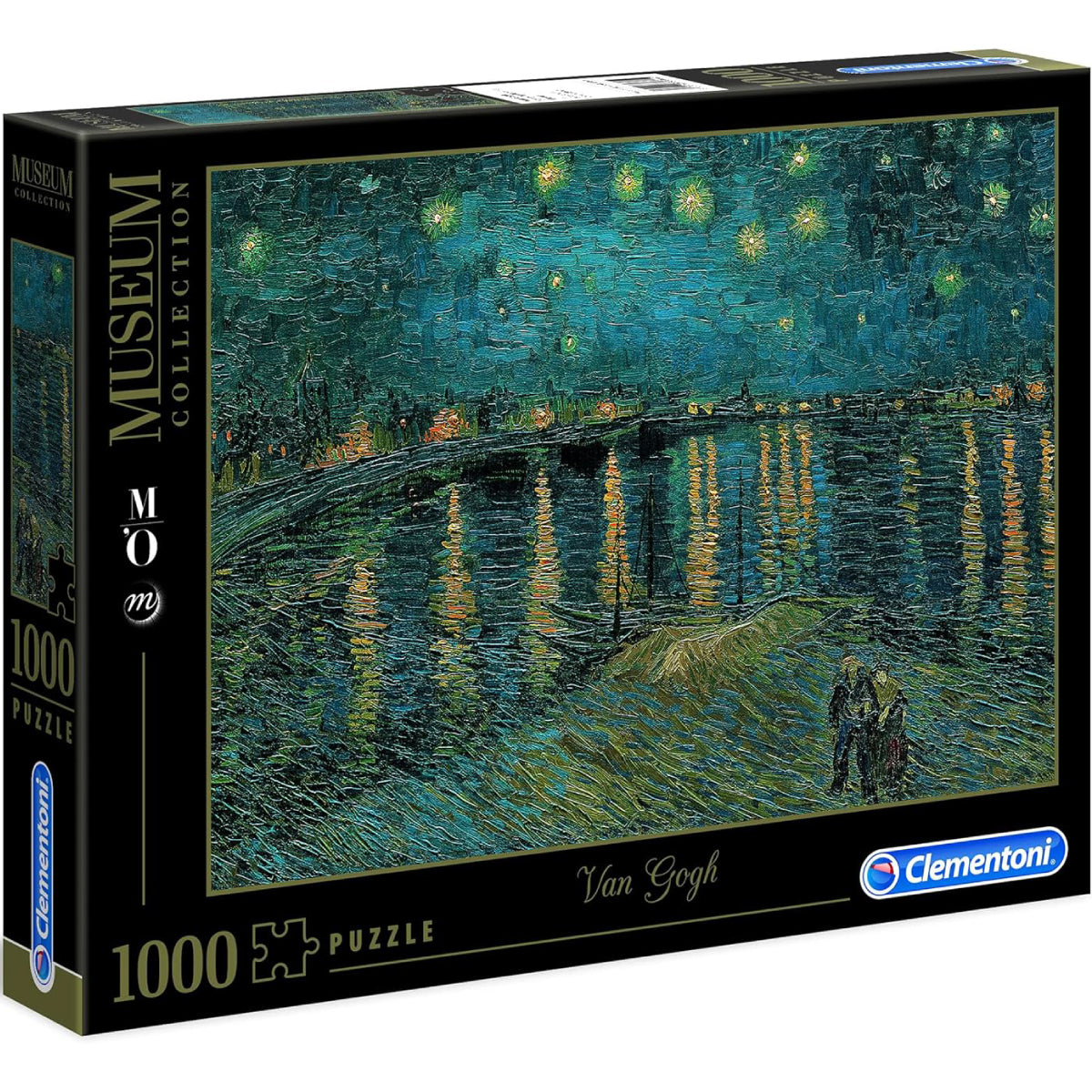 van gogh: starry night on the rhone - puzzle 1000 pezzi