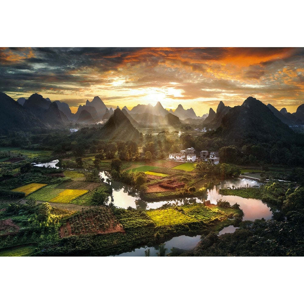 view of china - puzzle 2000 pezzi high quality collection