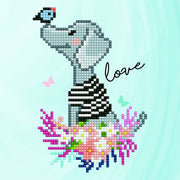 doggie love - diamond dotz beginner 50482 20,32x20,32cm