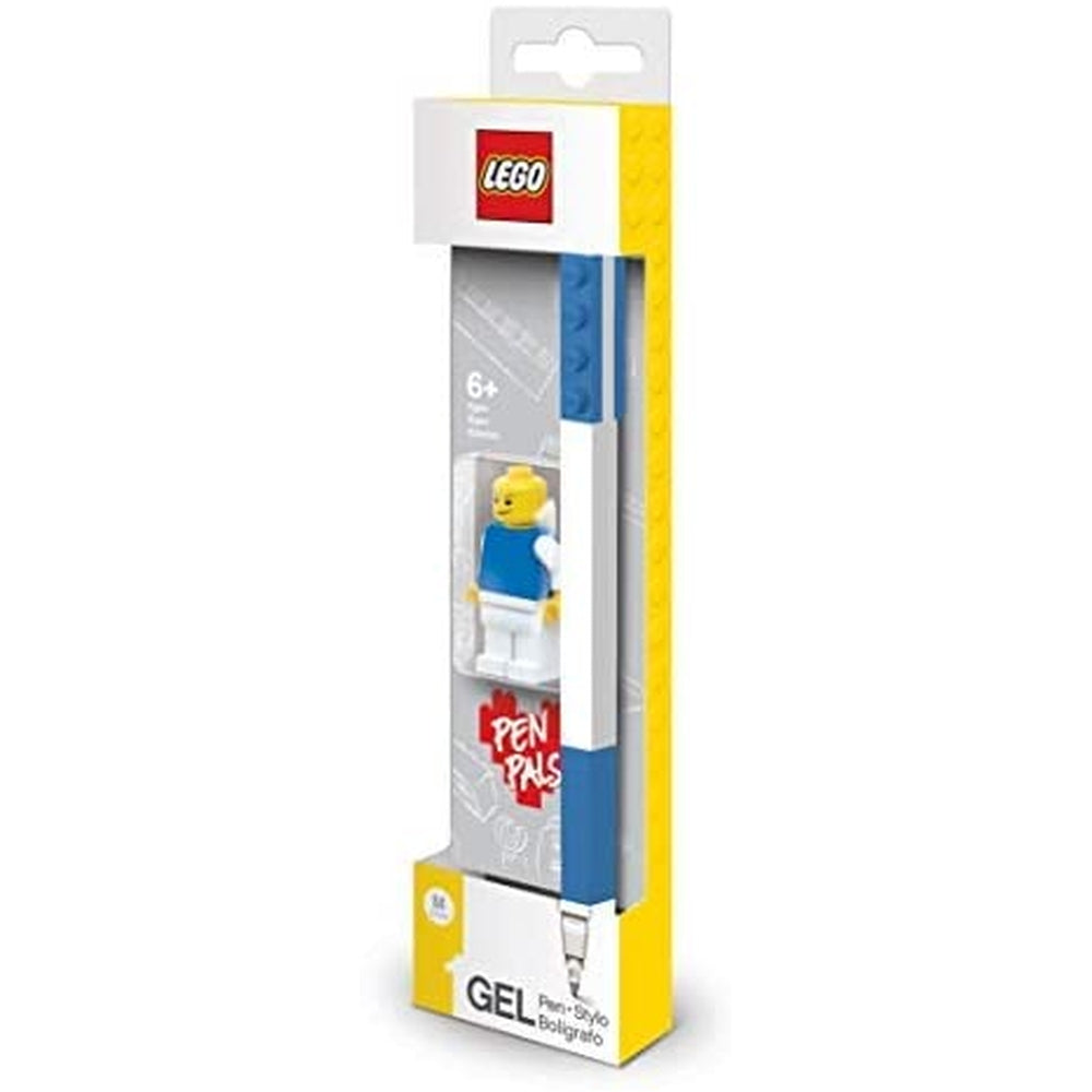 Cancelleria penna gel blu più minifigure