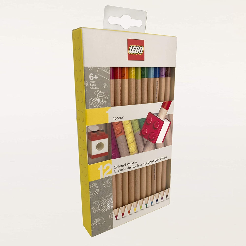 Disegno e Colori matite colorate 12 pezzi più topper new brick