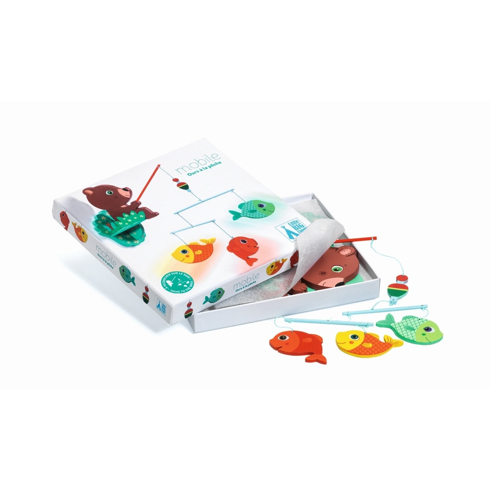 mobile orso pescatore