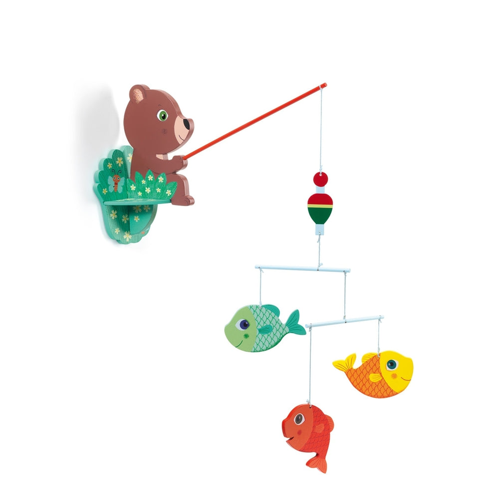 mobile orso pescatore