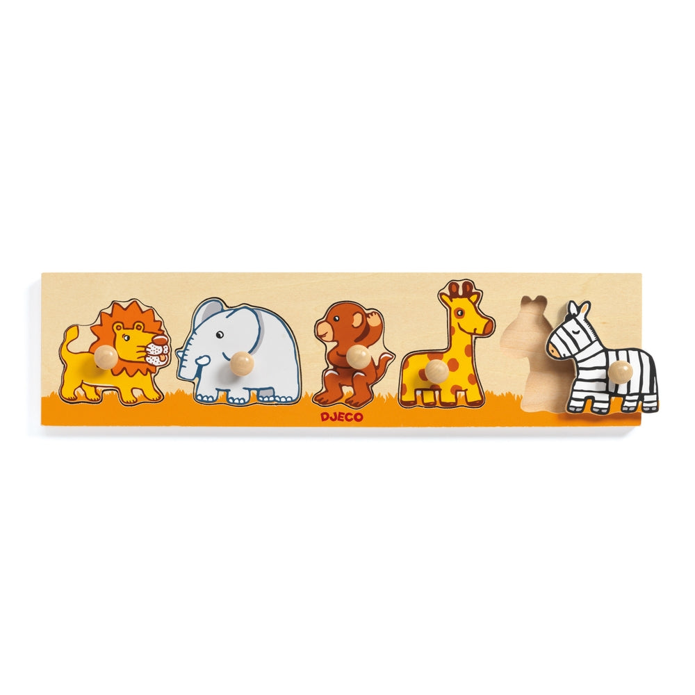 sava'n'co - puzzle a incastro con piolini in legno