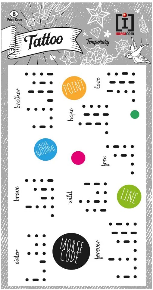 tattoo morse code words - tattoo