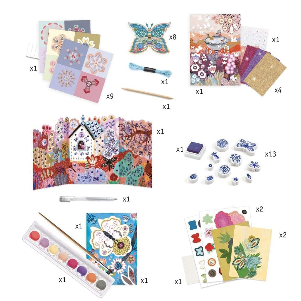 il giardino dei fiori - set creativo multiattività