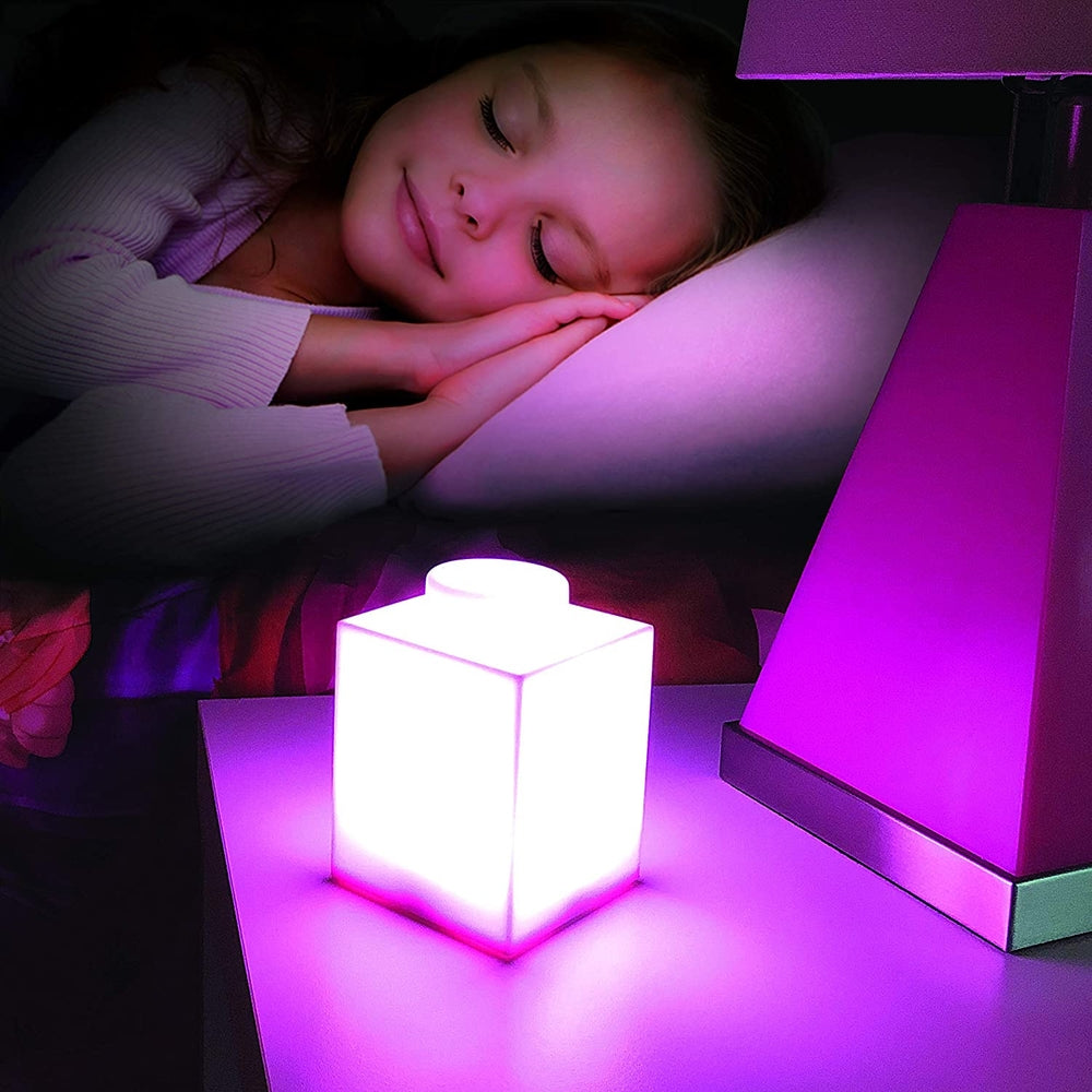 Cameretta e Casa luce notturna brick led rosa