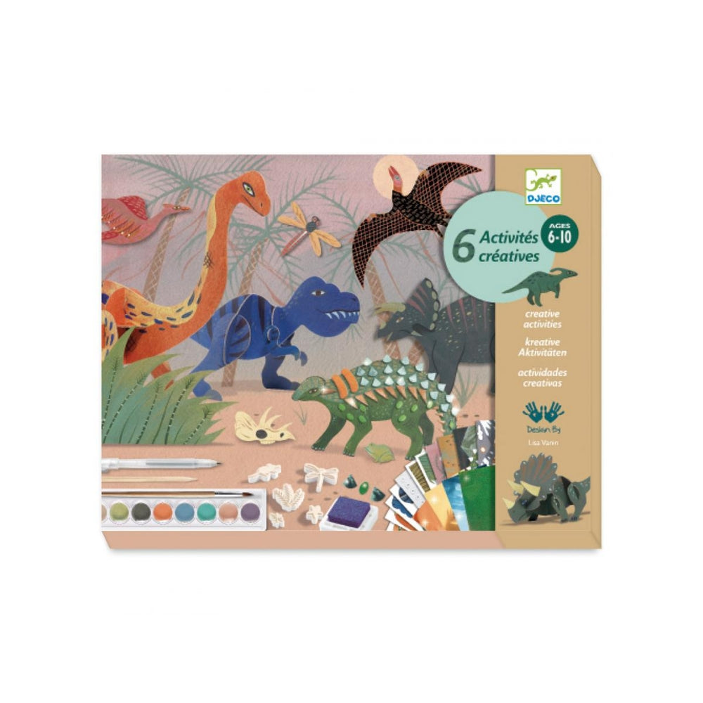 il mondo dei dinosauri - set creativo multiattività