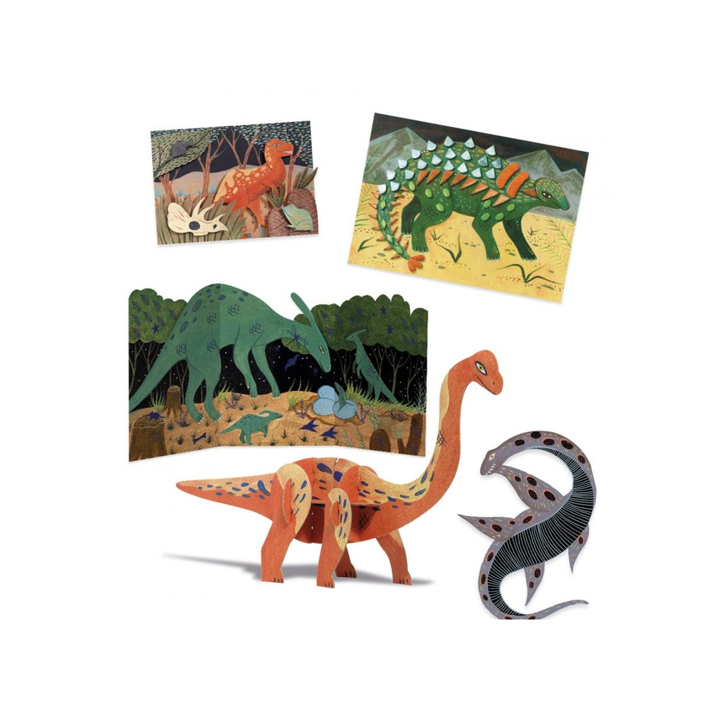 il mondo dei dinosauri - set creativo multiattività