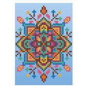 biglietto d'auguri - diamond dotz blue star
