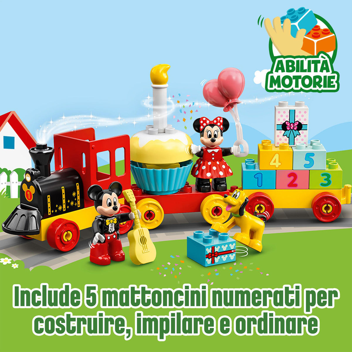 LEGO Duplo 10941 il treno del compleanno di topolino e minnie