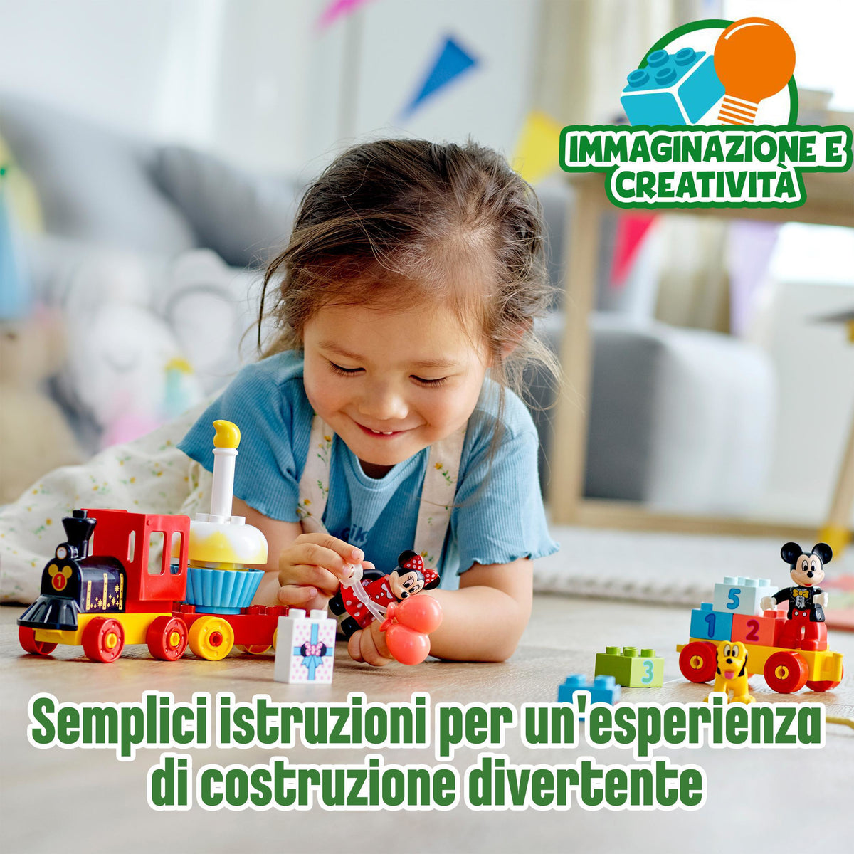 LEGO Duplo 10941 il treno del compleanno di topolino e minnie