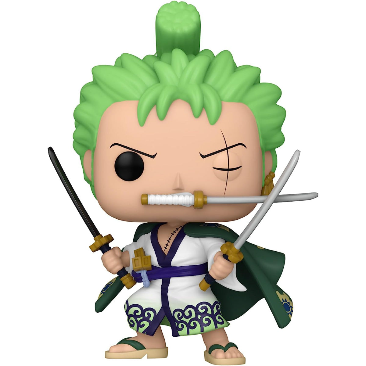 one piece - roronoa zoro (three sword style) 9cm - funko pop! 923