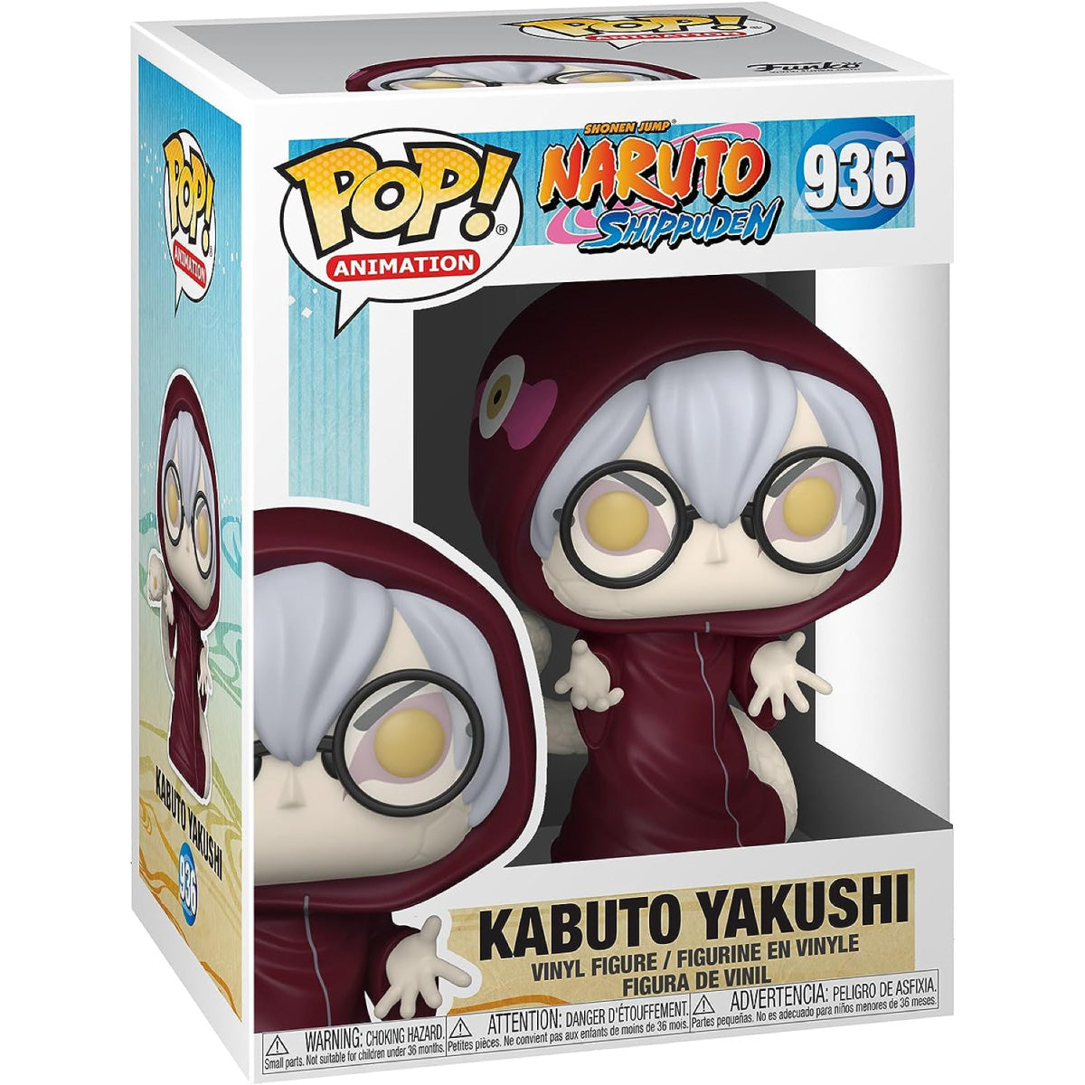 naruto - kabuto yakushi 9cm - funko pop 936