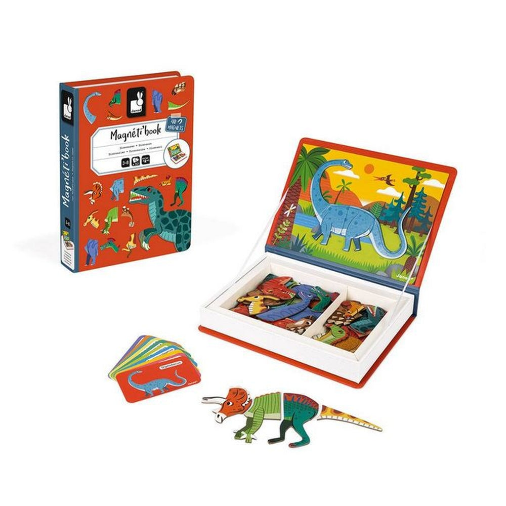 libro magnetico dinosauri - 40 magneti