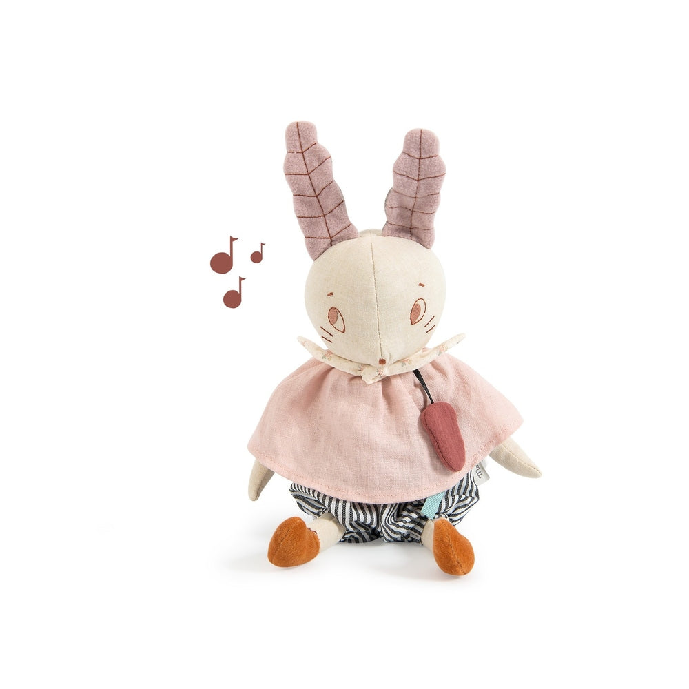 peluche musicale coniglio après la pluie