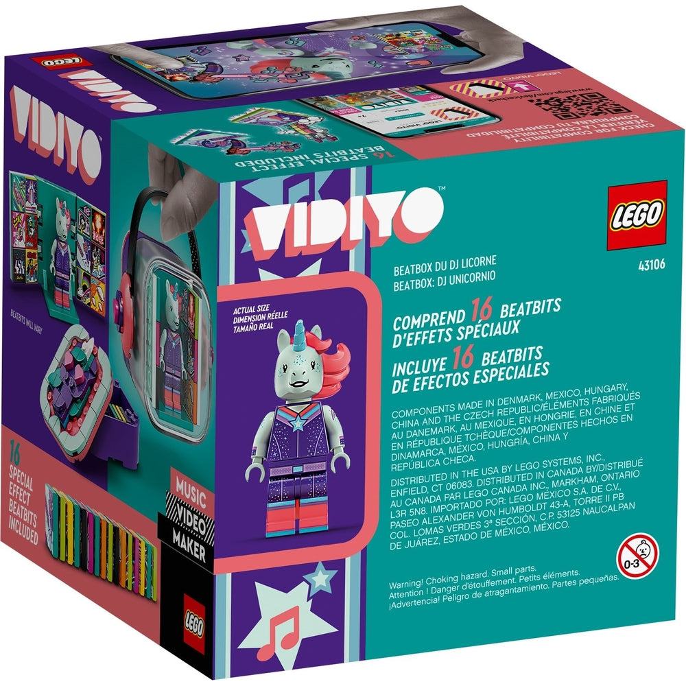 LEGO Vidiyo 43106 unicorn dj beatbox