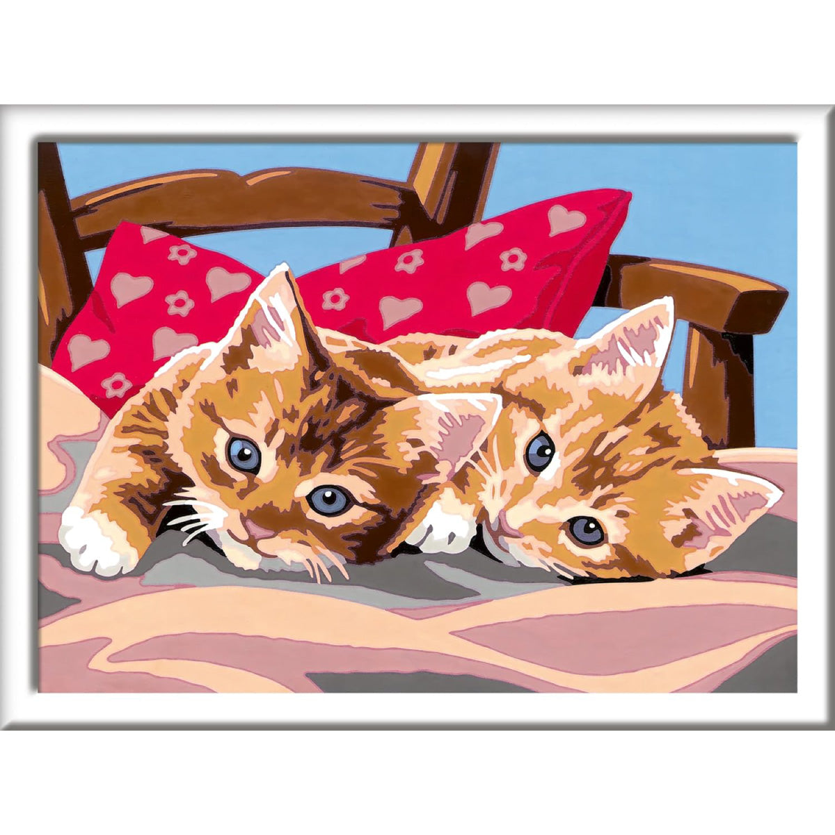 creart - gattini sul cuscino