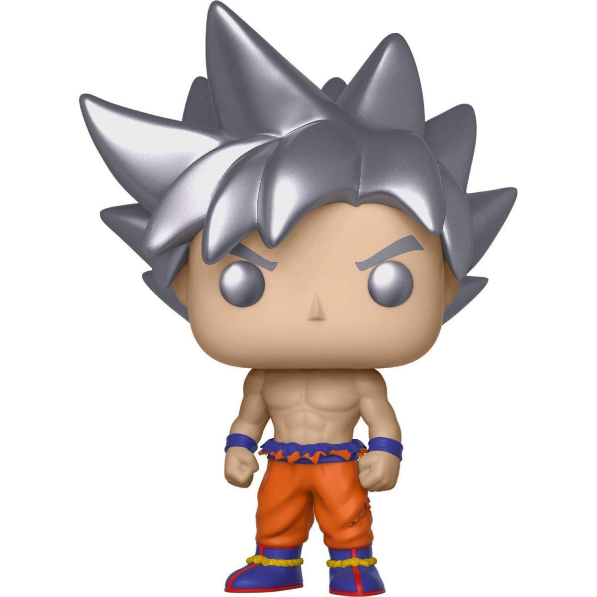 dragon ball super - goku ultra instinct form silver 9cm - funko pop! 386