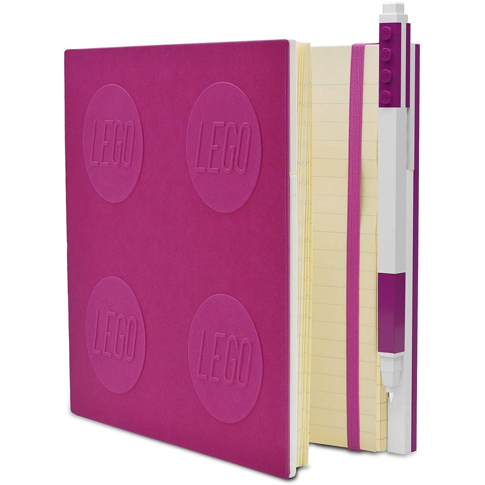 Cancelleria notebook quaderno con 1 penna colore rosa