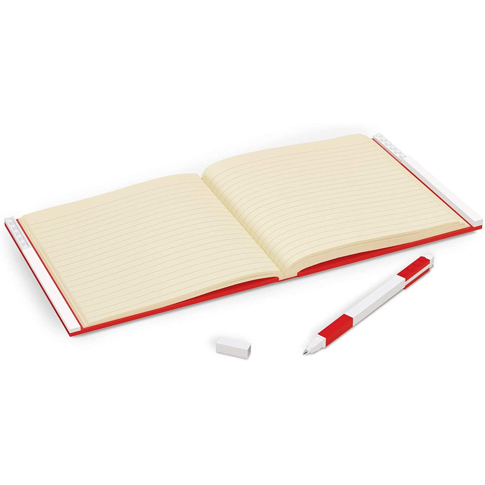 Cancelleria notebook quaderno con 1 penna colore rosso