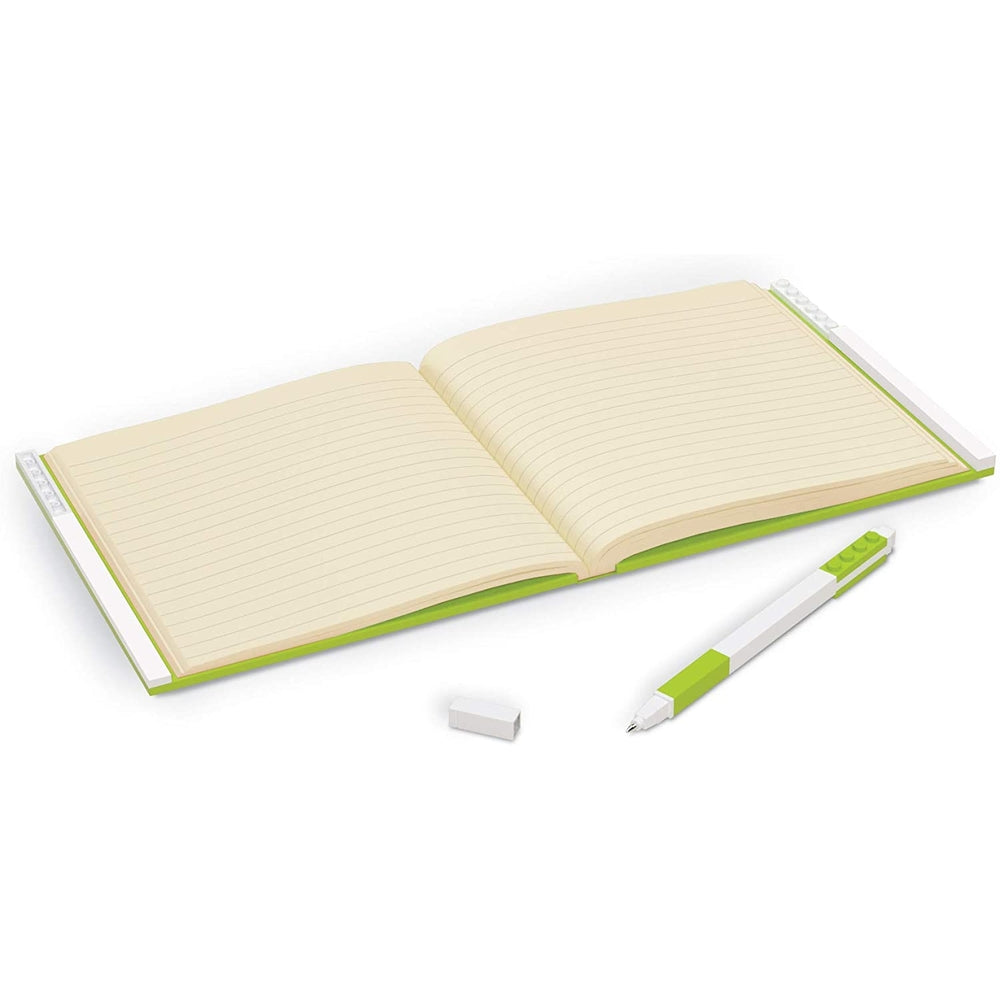 Cancelleria notebook quaderno con 1 penna colore lime