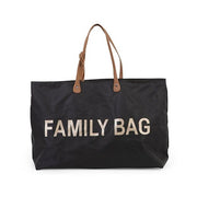 family bag - borsa weekend 55x18x40cm - nero