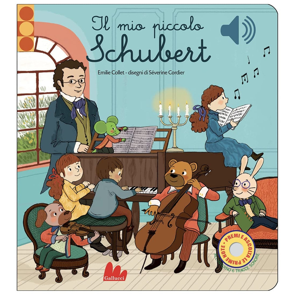 il mio piccolo schubert. libro sonoro. ediz. a colori