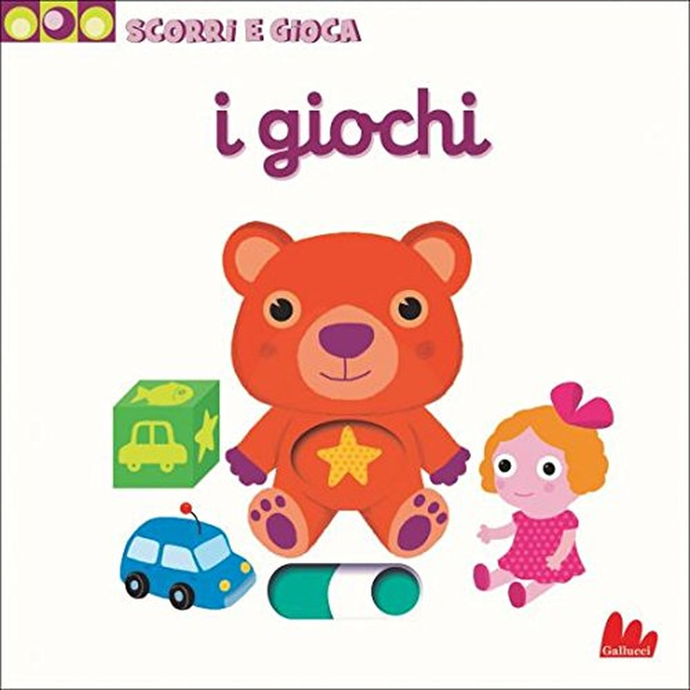 i giocattoli. scorri e gioca