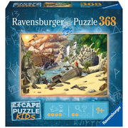 l'avventura dei pirati - escape puzzle kids 368 pezzi