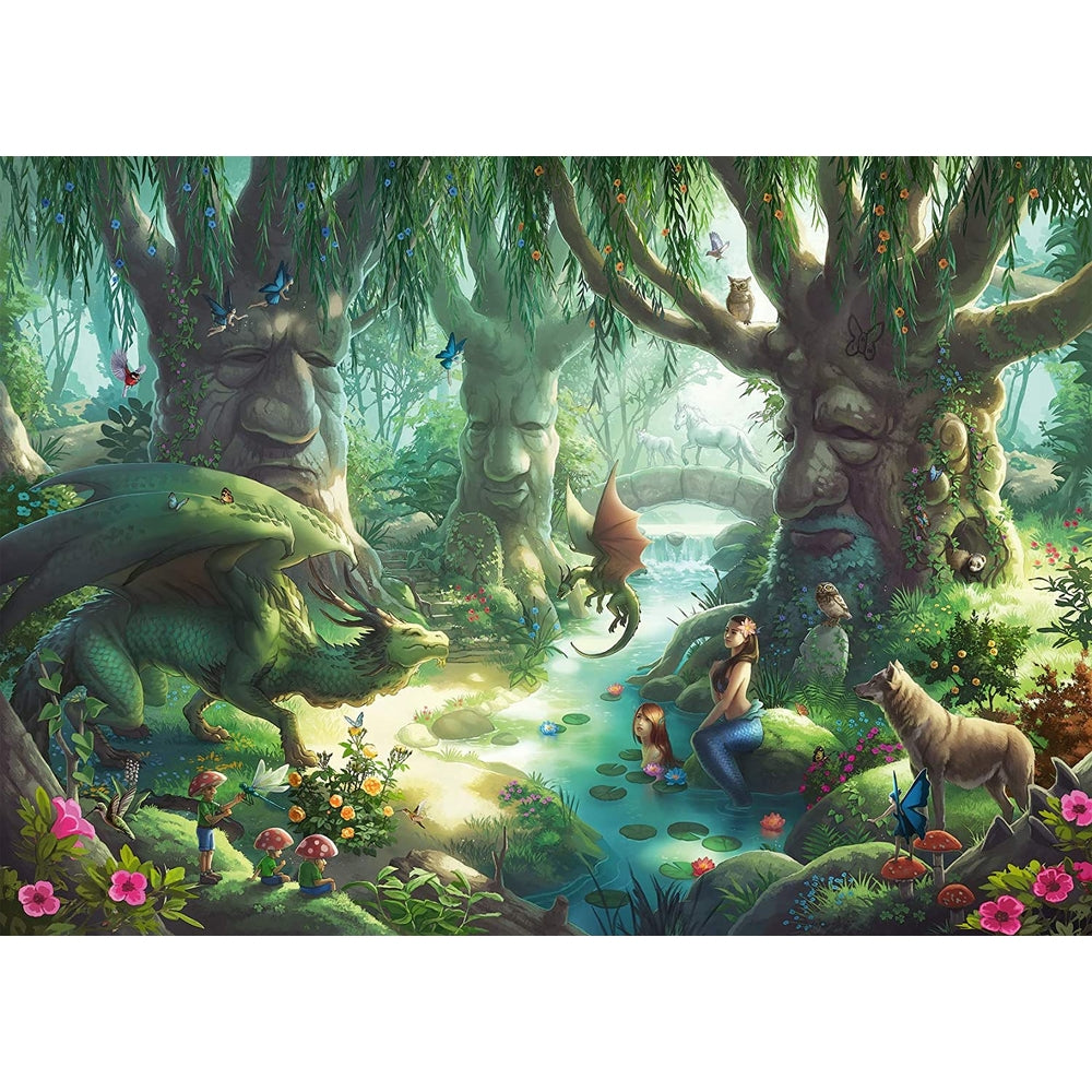 la foresta magica - escape puzzle kids 368 pezzi