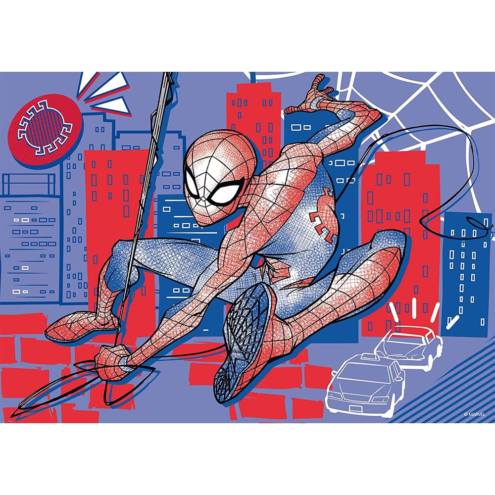 spider-man - puzzle 24 pezzi pavimento