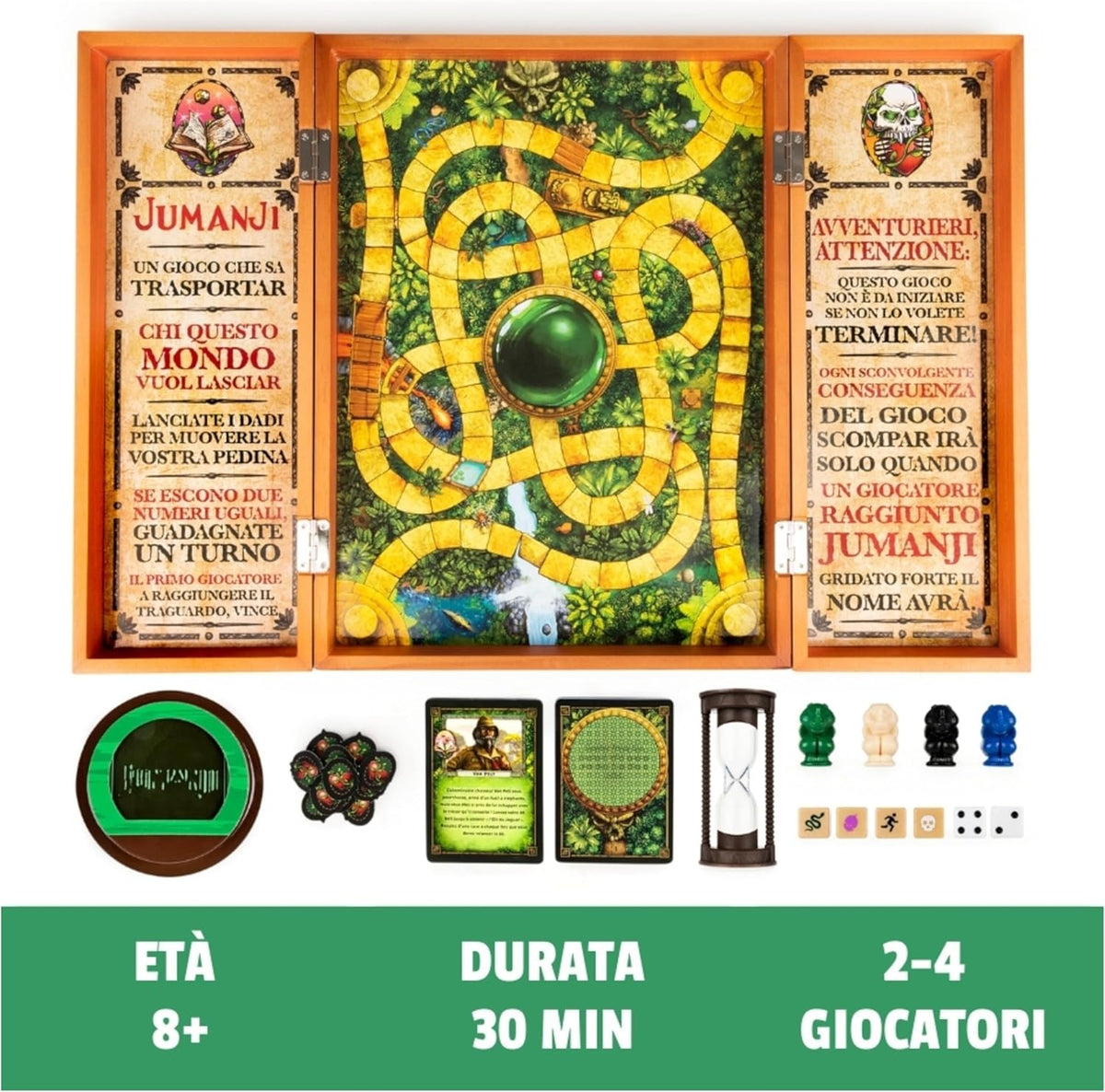 jumanji - edizione total refresh scatola in legno