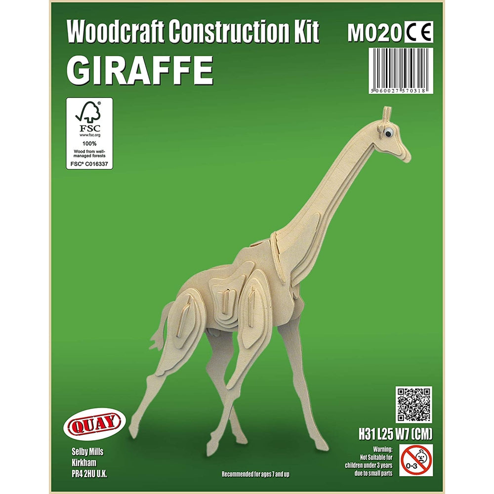 giraffe - kit di costruzioni in legno (certificazione fsc)
