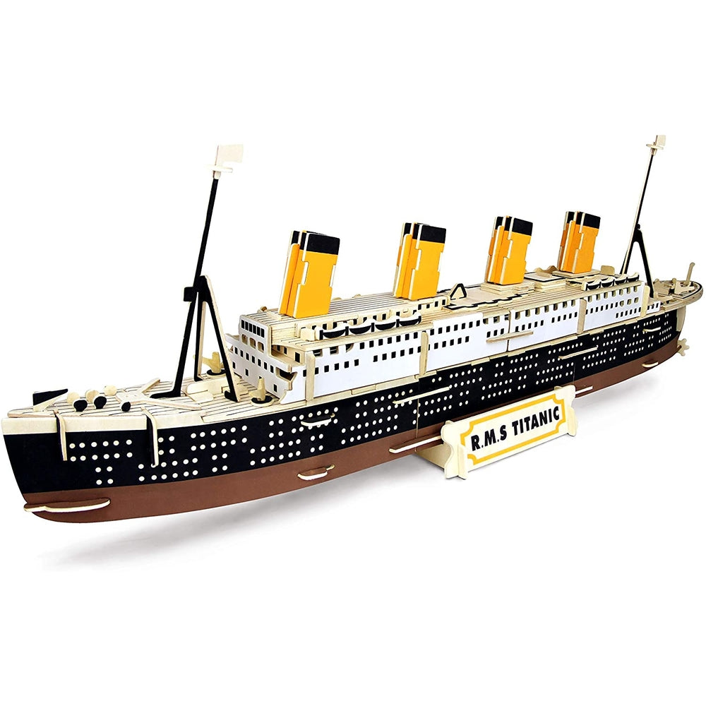 rms titanic - kit di costruzioni in legno (certificazione fsc)