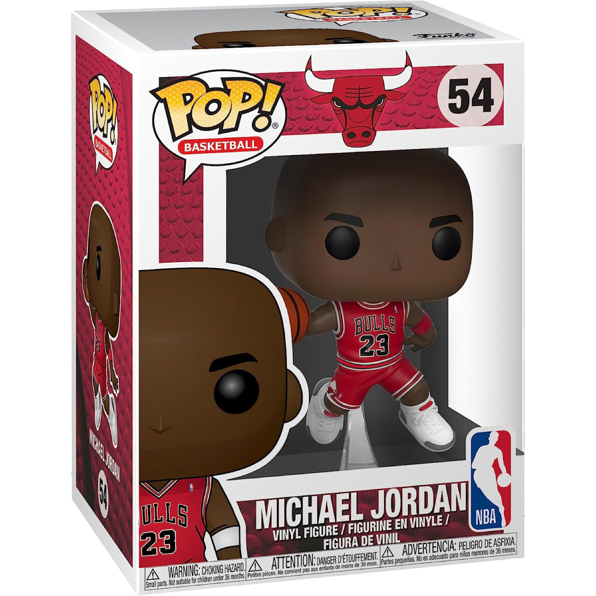 nba - michael jordan 9cm - funko pop! 54