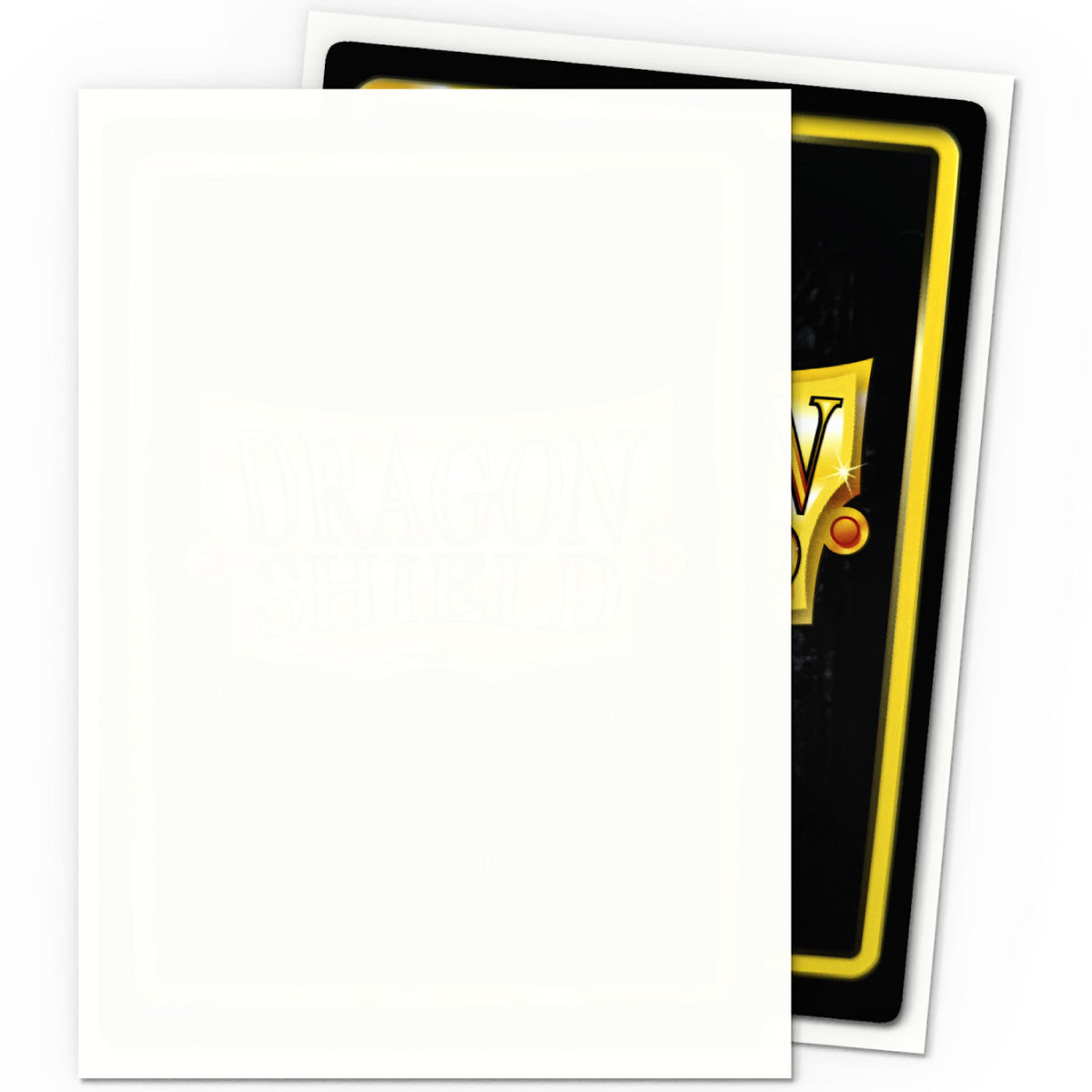 dragon shield standard sleeves - white matte (100 bustine protettive)