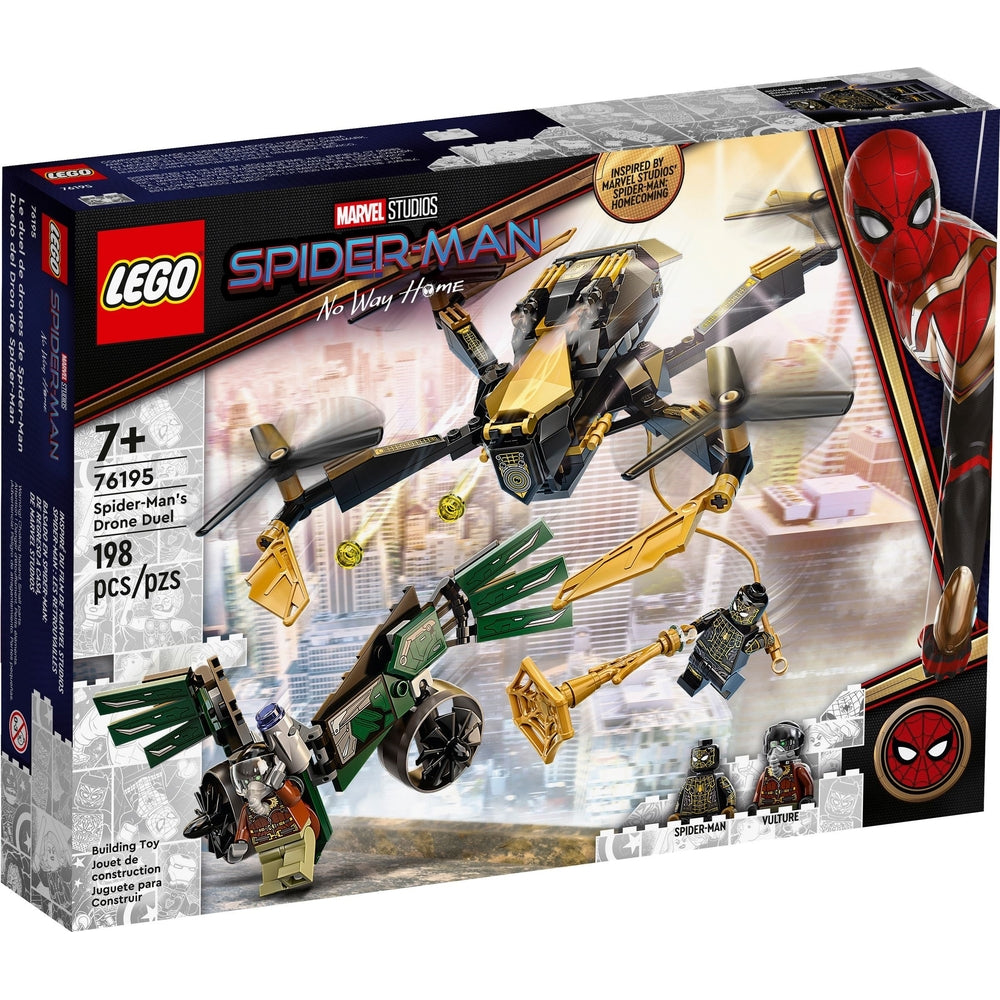 LEGO Super Heroes 76195 duello con il drone di spider-man