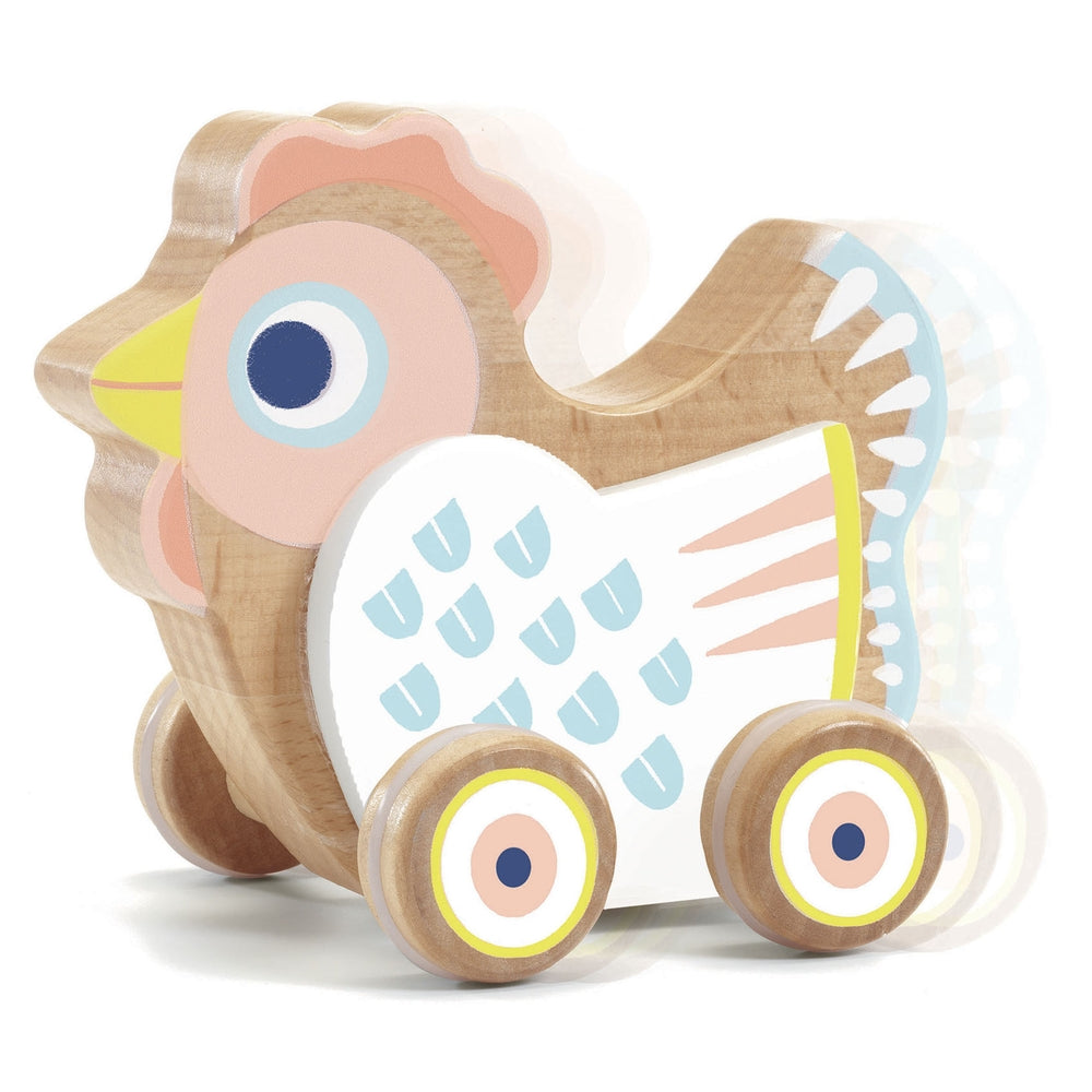 babysing - gallinella in legno musicale
