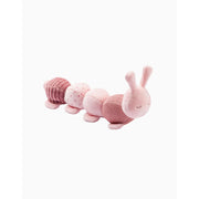 activity caterpillar - bruco multiattività in peluche - rosa